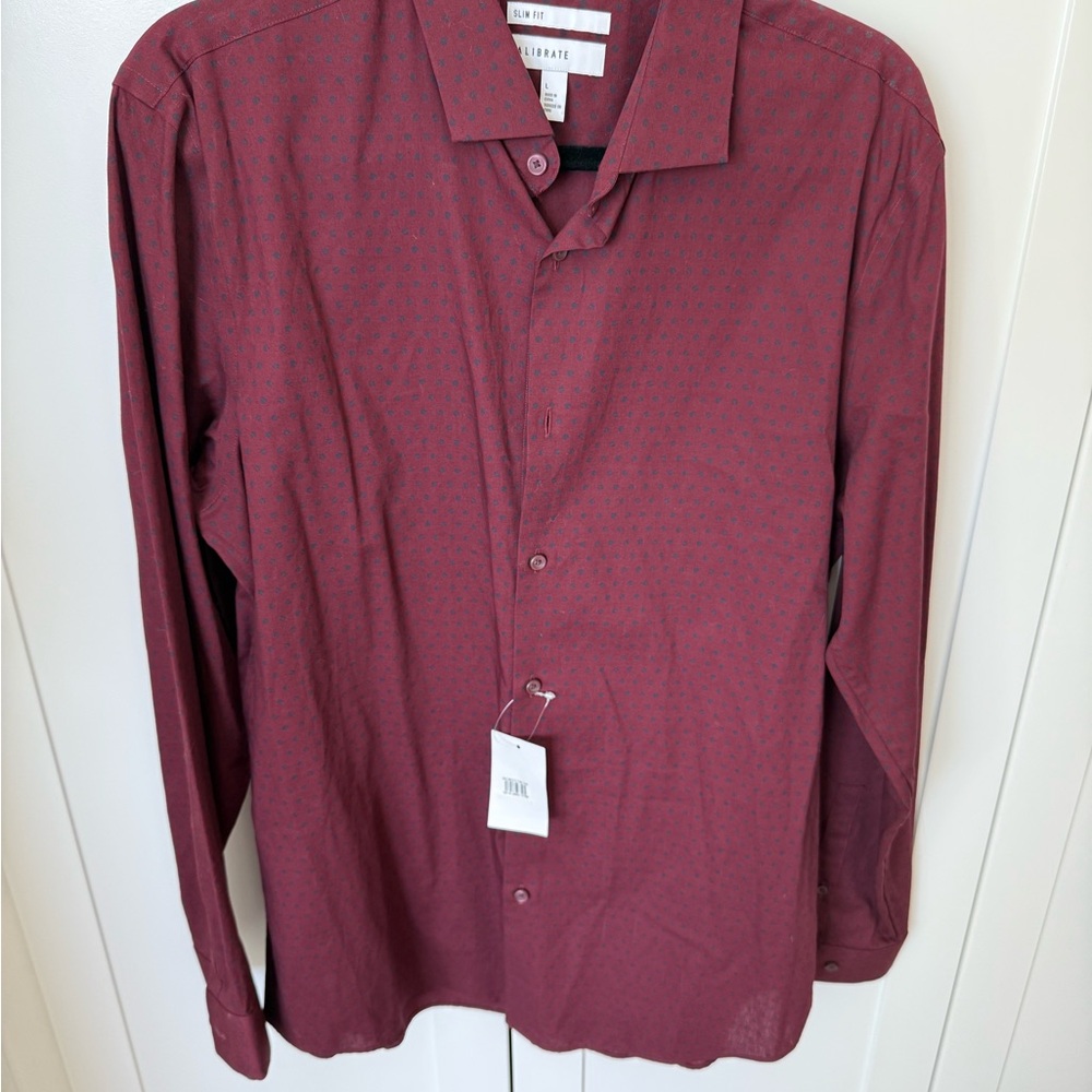 Men's Burgundy Shirt